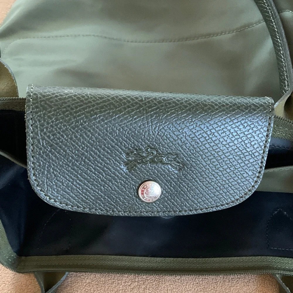 Longchamp Green Nylon Tote Bag - Picture 6 of 9